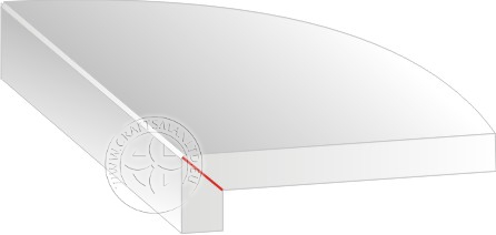 Edge extension - 45 degrees