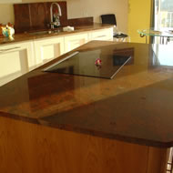 granite island kitchen worktops