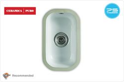 >ETROUNO 210U C Ceramic Sink - Undermount ceramic bowl