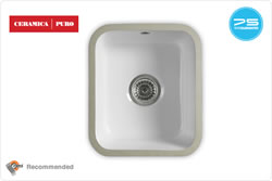 ETROUNO 325U C Ceramic Sink - Undermount ceramic bowl