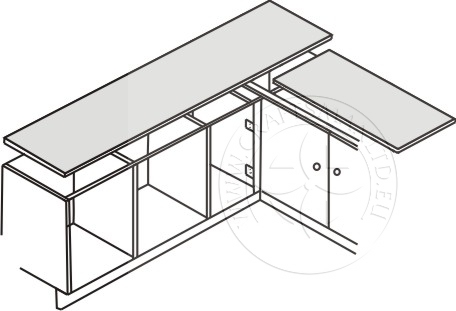 Joints worktop layouts