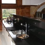 granite kitchen counter