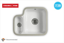 ETRODUO 343/136U C Sink - Undermount ceramic bowl